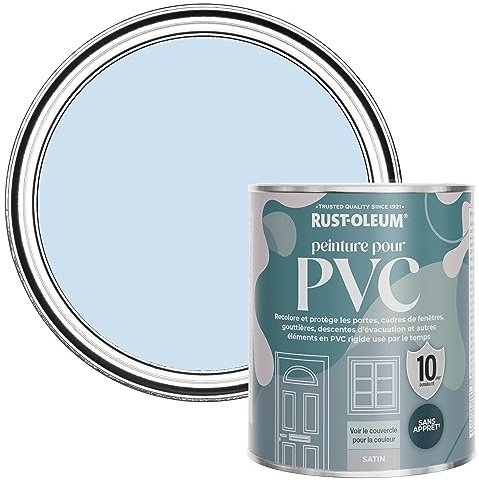 Rust-Oleum Blue uPVC Door and Window Paint In Satin Finish - Powder Blue 750ml