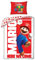Nintendo Super Mario Bros Film Hier Kommen Wir Einzelbettbezug & Kopfkissenbezug Set - 100% Baumwolle Bettwäsche Bettbezug mit Kopfkissenbezug - Wendebettbezug für Kinder, Mädchen & Jungen