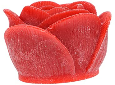 OSALADI Rosenkerzenlicht Teelicht Leuchtende Rose Romantisches Herz-led-kerzen-kit Rote Rosenkerzen Valentinsrose Festival Dekorative Lampe Led-licht Rote Kerze Elektronisch Plastik