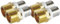 SOMATHERM FOR YOU - 5608-20-20 - Raccord droit Mâle à sertir pour tube Multicouche - Mâle 20/27 (3/4) Permet de raccorder un tube Multicouche de diamètre Ø20 Gris (Lot de 4)