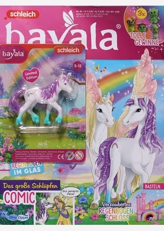 Schleich Magazin bayala 40/2023 Extra: Regenbogen-Einhorn Dalya