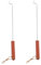 MAGICLULU 2pezzi Ganci Per Carne Acciaio Inossidabile Con Manico Legno Utensile Per Barbecue E Grigliate Forchetta Per Carne Strumento Pratico Per Cucinare E Grill