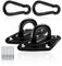 NCOALE Boxsack Halterung Deckenhaken, 2 Stück Edelstahl M6 Deckenhaken Schwerlast Set, Yogatuch zum Aufhängen Hängesessel Indoor Schaukel für Sonnensegel, Wand-Befestigung