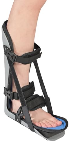 Knöchelorthese, Schienenunterstützung, Drop-Fuß-Orthese, Verstellbar, Atmungsaktiv, Schmerzen Reduzieren, Tragbar, Anstelle von Gips, Erholung nach der Operation