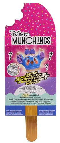 Just Play Disney Munchlings Light Up and Scent – Winnie Puuh Plüschfigur mit Licht und Duft, 11,4 cm großes Stofftier zum Sammeln, Kinderspielzeug ab 0 Jahren