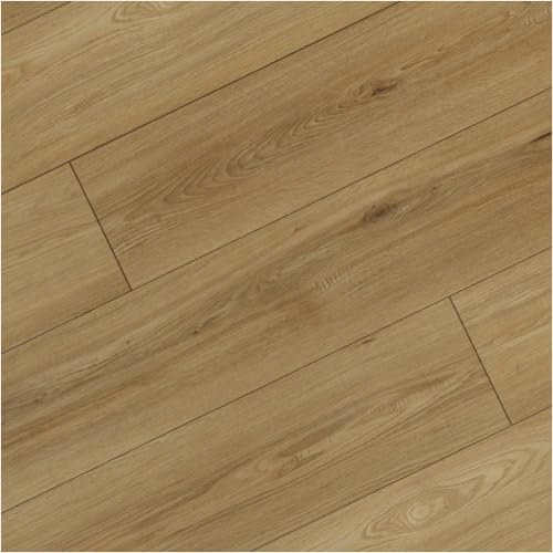 HORI Klick Hartvinylboden aus hochwertigem SPC ohne PVC, Launceston, elegante Landhausdiele, 1,918 m² Trittschalldämmung, wasserfest, für Fußbodenheizung und Feuchträume geeignet,