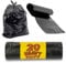 Citystores® 20 Bin Bags Roll Heavy Duty Black Refuse Sack Bin Liners 50L Extra Strong Garbage Bags for Home, Kitchen, Garden, Office Waste