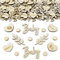 ParPix 100 Stück Holz Babyparty Deko Konfetti, Groß Baby Shower Streudeko, Babyparty Tischdeko, Babyshower Deko Confetti, Konfetti Babyshowerparty Deko Junge Mädchen, Streudeko Babyparty Dekoration