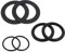 Anrbb Lot de 6 joints toriques de rechange pour pompe de piscine Intex, joints d'étanchéité en caoutchouc, convient pour pièces Intex 10747, 25006, 28633, pièces de rechange pour piscine