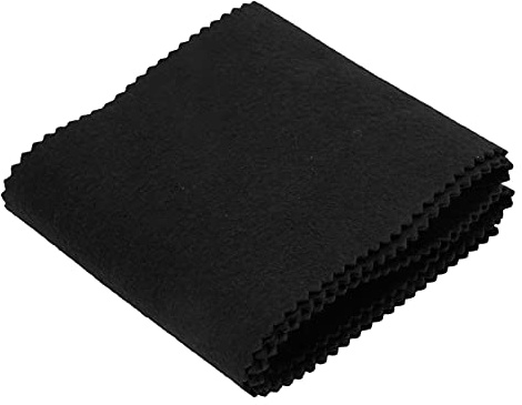 UPALDHOU Piano Keyboard Cover Piano Dust Cover Cloth Professional Felt Dust Proof Protective Customized Design for Grand Upright with Washable Fabric (Black)