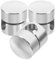 jojofuny Ganci Fissaggio in Alluminio per Elettrici Supporti per Lampade a Sospensione Installazione Facile Foro 0.7Cm Clip per 10 Pezzi