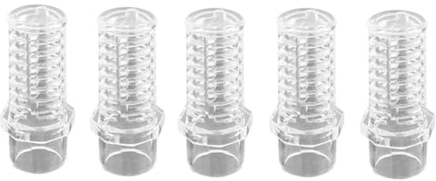 Osmond 5 Pcs Acrylic Pervious Flower Basket Mesh Cover Outer Diameter 20mm Aquarium Fish Tank Water Inlet Water Pump Filter