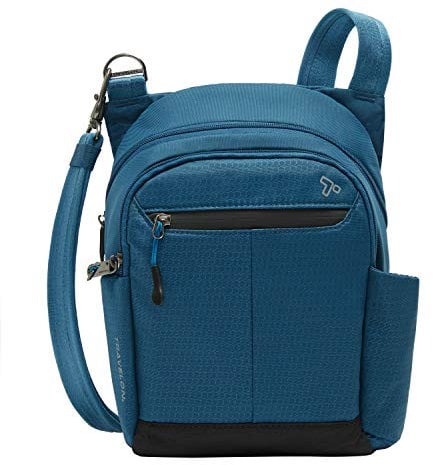 Travelon Anti-Diebstahl Active Tour Tasche, blaugrün (Blau) - 43124 380