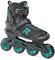 Roces Damen Icon Inliner, Black/Aqua, 37