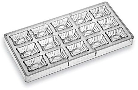 Torten Deko Shop Pralinenform Raupe, Silikon, Rechteckig, Silber, 4x3x1cm, 12 ml