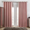 Dreamscene Bedroom Blackout Curtains Pink Eyelet, Thermal Modern Decorative Curtain for Living Room Bedroom Home Insulated Summer Winter Soft Curtains, 66x54”
