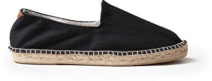 Toni Pons Espadrillas da Uomo in Tessuto di Cotone - MONTGRI - Nero, 43 EU