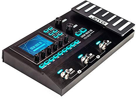 JOYO Guitar Multi Effect Processor with Expression Pedal with 157 Effect, 61 Preamp Modeling, 40 Drum Machine, IR Cab Simulation, Looper, Tap Tempo (GEM BOX III)