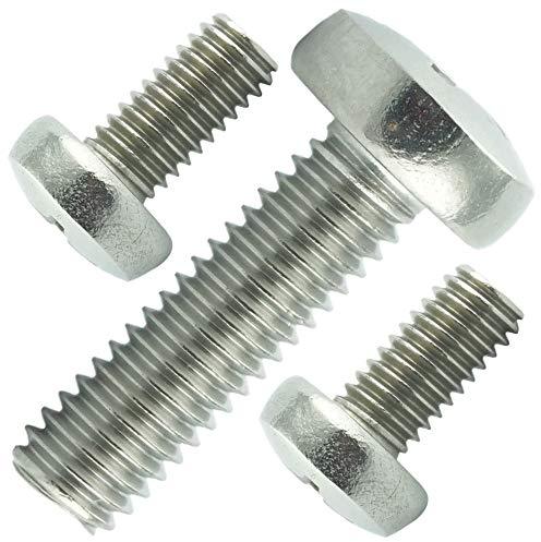 M6x12 mm (10 Stück) Linsenkopf-Schrauben mit Kreuzschlitz H - Edelstahl VA A2 V2A - Edelstahlschrauben mit Flachkopf rostfrei - DIN 7985 - ISO 7045 | AGBERG