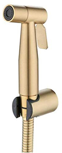 Doccetta Igienica Handheld Kit Oro Spazzolato Antico Spruzzatore Per Bidet Tenuto In Mano Set Di Valvole Per Bidet In Acciaio Inossidabile Set Di Valvole Per Doccia