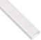 Profilé en aluminium de couleur blanche DL1407 - Barres de 2 m pour rubans à LED avec cache opaque et fixations de montage incluses
