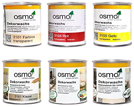 Osmo Holz und Color Dekorwachs, 0,125 l (Eiche hell 3103)