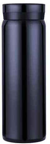 Kleine Thermosflaschen Edelstahl - niedliche Wasserflasche, vakuumisolierte Flasche für heiße und kalte Getränke(BPA-freie, Blau, 280 ml)