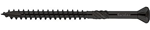 EUROTEC Hapatec Fassadenschraube 5.0 x 50 mm - Edelstahl C1, schwarz
