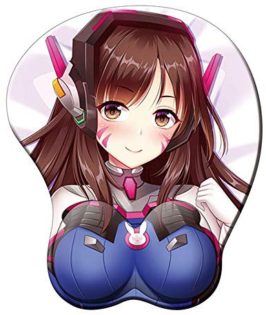 Fonyellpad Tapis de souris 3D avec repose-poignet dessin animé - Tapis de souris créatif - Pour anniversaire - DVA