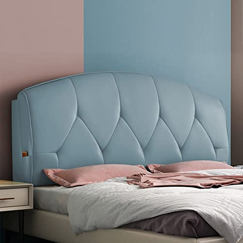 Generic Kopfteilkissen Aus Leder,Keillesekissen Großes Rückenlehnenkissen Lendenpolster Schlafsofa Kopfteil Mit Abnehmbarem Bezug Kopfteil des Schlafsofas,B,with headboard 78.7/200cm