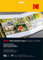 KODAK Photo Sticker Paper - Papel Fotográfico Autoadhesivo, Acabado Brillante, Paquete de 10 Hojas, Tamaño A4 (21x29,7 cm), 120 g/m², Compatible con Impresoras de Inyección de Tinta