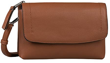 Gabor bags Elissa Damen Umhängetasche Umschlagtasche Klein Cognac Braun