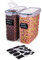 nuovva Cereal Storage Containers Set – Airtight Food Storage Container – Food Grade and BPA Free Dispenser with Flip Top – Kitchen Pantry Organiser – Ideal for Cereal and Cornflakes – 2.5L, 2pcs