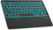 SENGBIRCH Wireless Bluetooth with Touch pad - 7 Colors Backlit Keyboard Light weight Slim for iOS iPad, iPad Pro, iPad Air, Mac, Android Tablet Samsung Galaxy, Xiaomi Pad 5, Huawei, Lenovo, Black