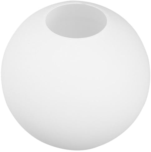 Abat-Jour Globe En Verre Blanc Dépoli 13Cm - Abat-Jour Ronde Pour Lampe Suspendue Luminaire Moderne Et Rétro Décoration Élégante Pour Salon Et Salle À Manger
