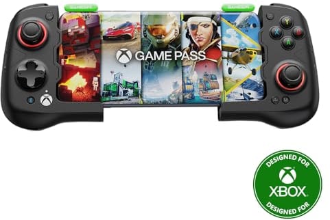 GameSir X4 Aileron Mando de Juegos Inalámbrico para Android con Sticks de Efecto Hall - Diseño Dividido con Estuche de Transporte - Conexión Bluetooth de Baja Latencia - 1 Mes de XGPU