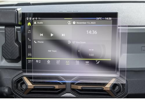 GAFAT [Pack of 2] Dacia Duster 3 2024 2025 10.1 Navigation Protective Film, Nano Screen Protector for Dacia Duster iii 2024 10.1 Inch Touch Screen, Shockproof, 6H Anti-Scratch