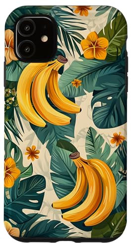 Hülle für iPhone 11 Tropical Banana Bliss - Üppig belaubt