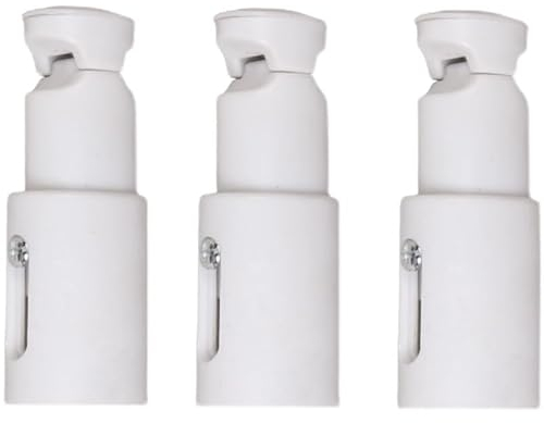 3 Pièces Fixation Seche Serviette, Supports Radiateur Mural Réglables Fixations Universelles pour Radiateur Sèche-Serviette Distance Réglable Convient pour Tout radiateur SDB Droit ou courbé