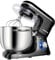 Aumate Robot Pâtissier, Robot de Cuisine Professionnel 1400 W 8 L, Robot Pétrin avec Fouet, Batteur et Crochet Pétrisseur, 6+P Vitesses (Noir)