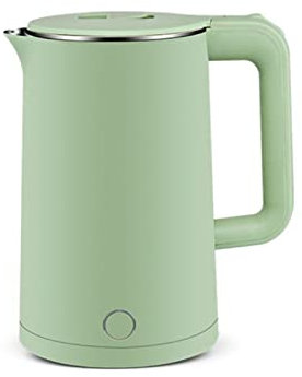 -Kitchen Ceramic Electric Kettle Automatic Power Off Fast Boiling and Porcelain 1.2L Boils Water Fast for Tea Coffee Soup Color Change/Green
