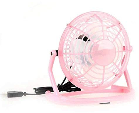 TJHRJTY Ventilador Mini portátil USB Ventilador de 4 Pulgadas refrigerador del Ordenador portátil del Ordenador de sobremesa de refrigeración Aficionados Mini USB Ventilador del Escritorio(B)