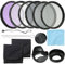 TFixol Professional Camera CPL FLD Lens Kit and Altura P ND Neutral Densi Filter Set Photography Accessories 58mm 2