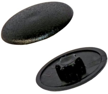 Bouchon de vis Torx en plastique (polyéthylène basse densité - LPDE), pour protéger la tête des vis, résistant à l'usure - 30 - Noir - 10 pièces - Plastic Hardware Store