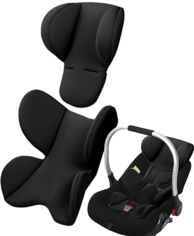 Baby Autositz Kissen - Neugeboreneneinsatz Babyschale - Kopfstütze Für Neugeborenen-Autositzs - Säuglings Autositze Einsatz Für Babyschale Und Autositzes - Atmungsaktiv Sitzpolster Für Kinderwagen