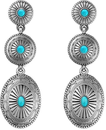 Vintage Ohrringe Damen, Vintage Ohrringe Hängend, Ohrstecker Boho, Ethnische Ohrringes, Boho Schmuck Damen für Frauen Mädchen