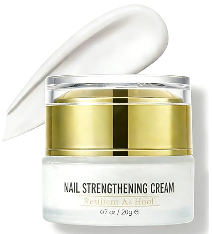 Nail Strengthening Cream - Nail Strengthener for Weak & Damaged Nails - Nail Growth and Conditioning Cuticle Cream Stops Splits, Chips, Cracks & Strengthens Nails, Essential Nail Care