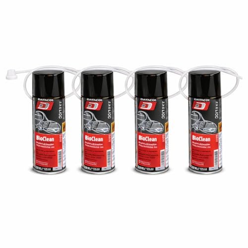 BioClean Higienizante & Bactericida 400 ml Datacol – Spray Profesional para Aire Acondicionado y Climatización | Elimina Bacterias, Hongos y Malos Olores + Fragancia Fresca (4, 400 ml)