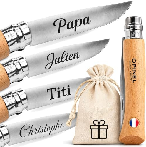 Ocadeau Klappmesser personalisiert – Klingengravur, Geschenk für Männer