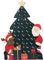 Adventskalender Weihnachtszeit aus Holz, im nostalgischen Design mit 3D-Applikationen, jedes Jahr wiederverwendbar, 24 Holzschubladen bieten genügend Platz für kleine Geschenke